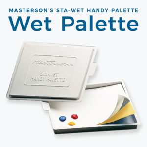 Jetec 2 Layer Wet Palette for Painting Miniatures, 100 Pcs Palette Paper, 6  Wet Palette Sponges, Stay Wet Palette for Acrylic Painting, Paint Palette