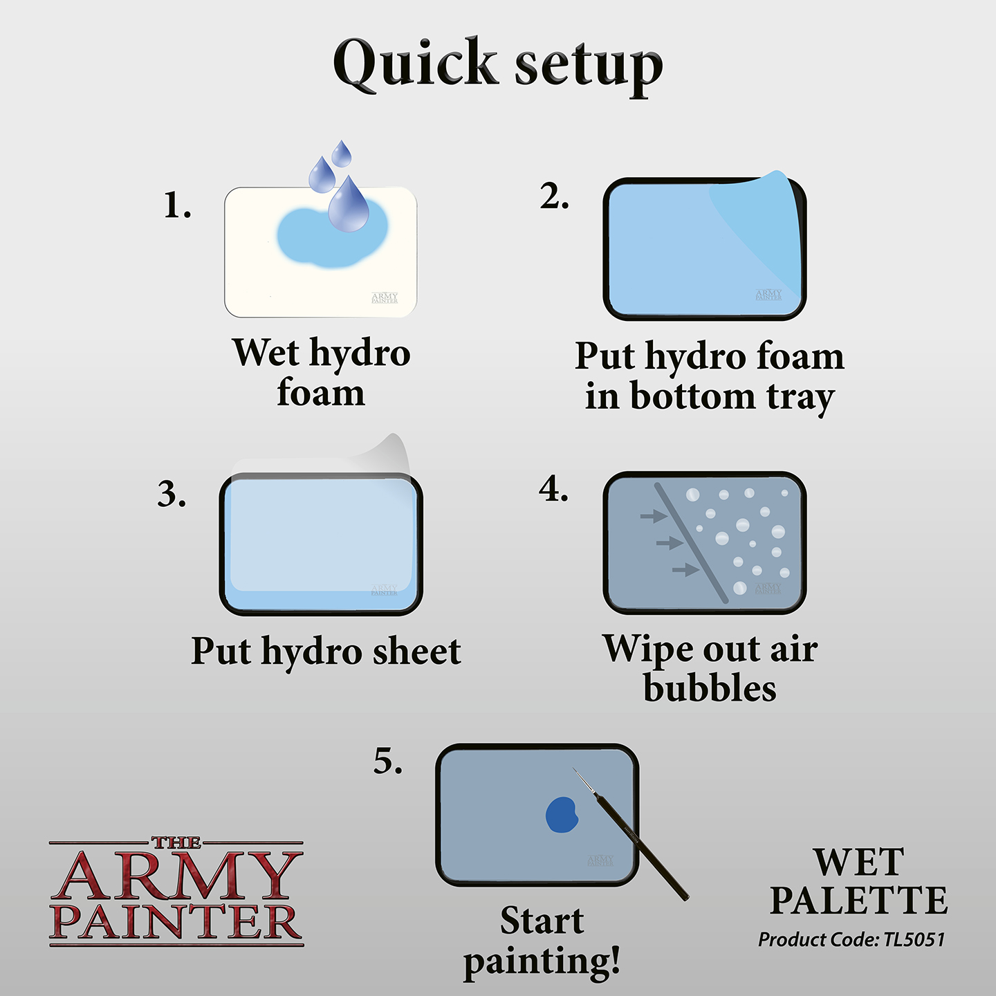 The Army Painter Wet Palette – The Miniature Painting Shop