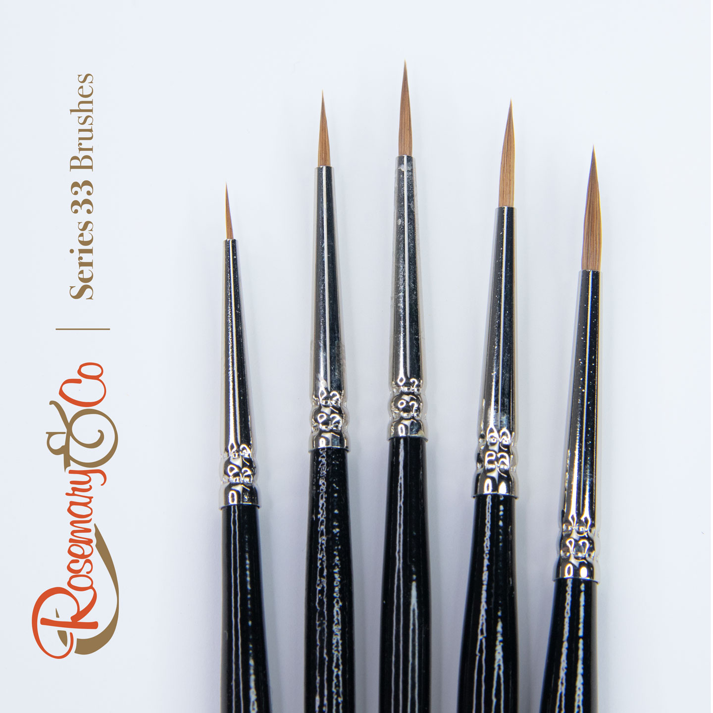 Rosemary & Co Kolinsky Sable Brushes – Series 33 – The Miniature